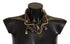 Dolce & Gabbana Gold Brass Sicily Floral Crystal Statement Necklace